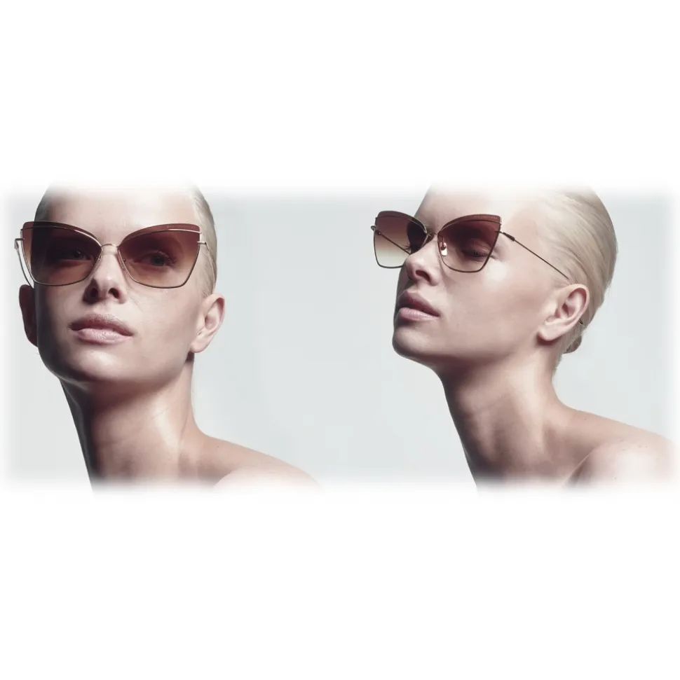 DITA - Starspann - White Gold - DTS531-61 - Sunglasses - DITA Eyewear - Avvenice