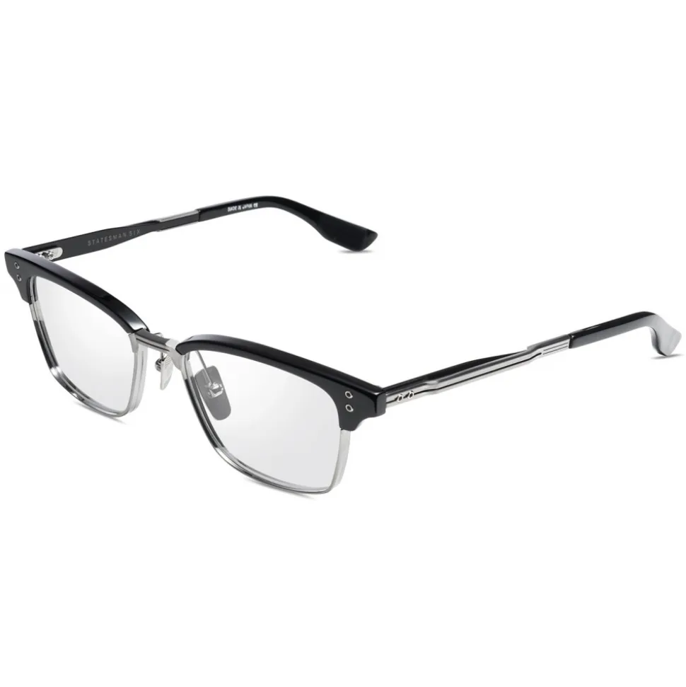 DITA - Statesman-Six - Black Silver - DTX132 - Optical Glasses - DITA Eyewear - Avvenice