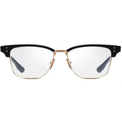 DITA - Statesman-Six - Matte Black White Gold - DTX132 - Optical Glasses - DITA Eyewear - Avvenice