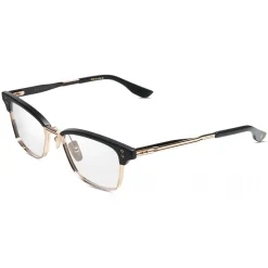 DITA - Statesman-Six - Matte Black White Gold - DTX132 - Optical Glasses - DITA Eyewear - Avvenice