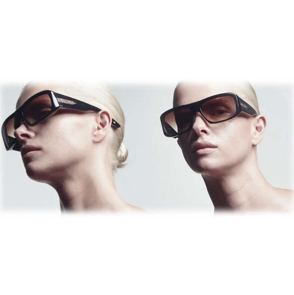 DITA - Superflight - Black Yellow Gold - DTS133-61 - Sunglasses - DITA Eyewear - Avvenice