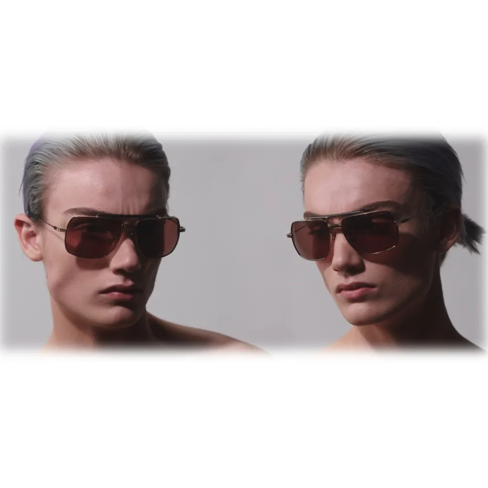 DITA - Symeta - Type 403 - Black Yellow Gold - DTS126 - Sunglasses - DITA Eyewear - Avvenice