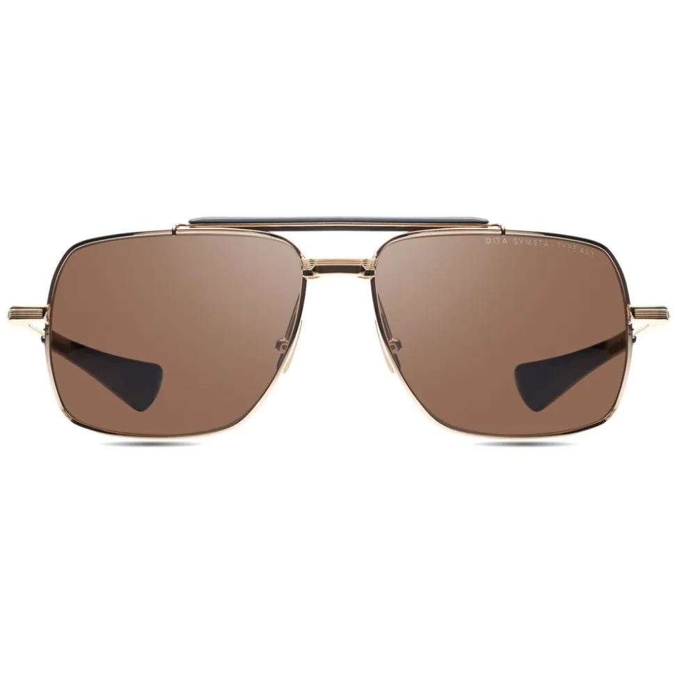 DITA - Symeta - Type 403 - White Gold - DTS126 - Sunglasses - DITA Eyewear - Avvenice