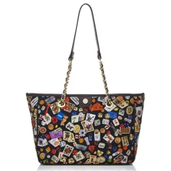 Divo Diva - Antibes - Dark Black - Leather Handbag - Made in Italy - Life is a Game Collection - Luxury High Quality - Avvenice