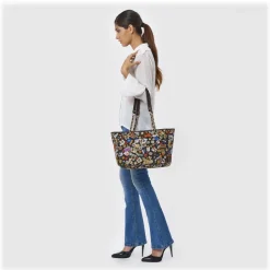 Divo Diva - Antibes - Dark Black - Leather Handbag - Made in Italy - Life is a Game Collection - Luxury High Quality - Avvenice