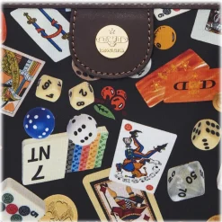 Divo Diva - Antibes - Dark Black - Leather Handbag - Made in Italy - Life is a Game Collection - Luxury High Quality - Avvenice