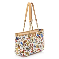 Divo Diva - Antibes - White - Leather Handbag - Made in Italy - Life is a Game Collection - Luxury High Quality - Avvenice