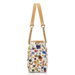 Divo Diva - Antibes - White - Leather Handbag - Made in Italy - Life is a Game Collection - Luxury High Quality - Avvenice