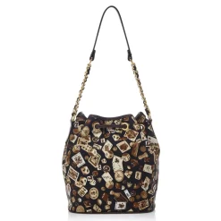 Divo Diva - Casablanca - Dark Brown - Leather Handbag - Made in Italy - Life is a Game Collection - Luxury High Quality - Avvenice