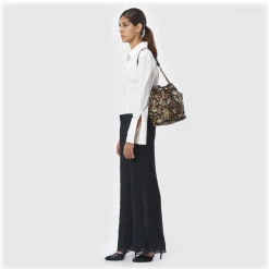 Divo Diva - Casablanca - Dark Brown - Leather Handbag - Made in Italy - Life is a Game Collection - Luxury High Quality - Avvenice