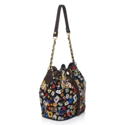 Divo Diva - Casablanca - Dark Black - Leather Handbag - Made in Italy - Life is a Game Collection - Luxury High Quality - Avvenice