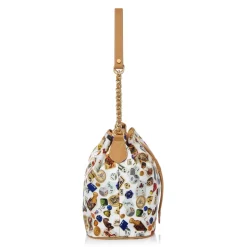 Divo Diva - Casablanca - White - Leather Handbag - Made in Italy - Life is a Game Collection - Luxury High Quality - Avvenice