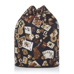 Divo Diva - Deauville - Dark Brown - Leather Handbag - Made in Italy - Life is a Game Collection - Luxury High Quality - Avvenice