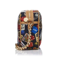 Divo Diva - Las Vegas - Black - Leather Handbag - Made in Italy - Life is a Game Collection - Luxury High Quality - Avvenice