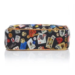 Divo Diva - Las Vegas - Black - Leather Handbag - Made in Italy - Life is a Game Collection - Luxury High Quality - Avvenice