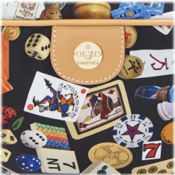 Divo Diva - Las Vegas - Black - Leather Handbag - Made in Italy - Life is a Game Collection - Luxury High Quality - Avvenice