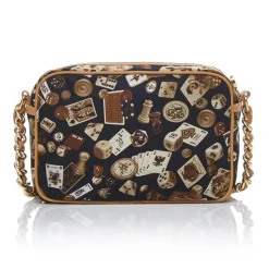 Divo Diva - Las Vegas - Brown - Leather Handbag - Made in Italy - Life is a Game Collection - Luxury High Quality - Avvenice