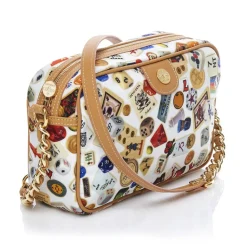 Divo Diva - Las Vegas - White - Leather Handbag - Made in Italy - Life is a Game Collection - Luxury High Quality - Avvenice