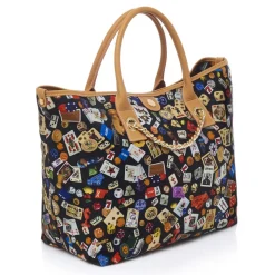 Divo Diva - Macao - Black - Leather Handbag - Made in Italy - Life is a Game Collection - Luxury High Quality - Avvenice