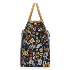 Divo Diva - Macao - Black - Leather Handbag - Made in Italy - Life is a Game Collection - Luxury High Quality - Avvenice