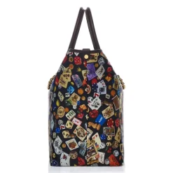 Divo Diva - Macao - Dark Black - Leather Handbag - Made in Italy - Life is a Game Collection - Luxury High Quality - Avvenice