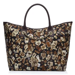 Divo Diva - Macao - Dark Brown - Leather Handbag - Made in Italy - Life is a Game Collection - Luxury High Quality - Avvenice