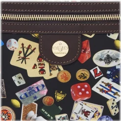 Divo Diva - Madrid - Dark Black - Leather Handbag - Made in Italy - Life is a Game Collection - Luxury High Quality - Avvenice