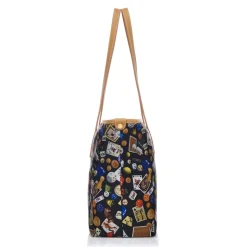 Divo Diva - Marbella - Black - Leather Handbag - Made in Italy - Life is a Game Collection - Luxury High Quality - Avvenice