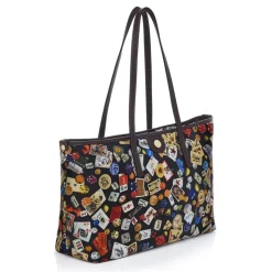 Divo Diva - Marbella - Dark Black - Leather Handbag - Made in Italy - Life is a Game Collection - Luxury High Quality - Avvenice