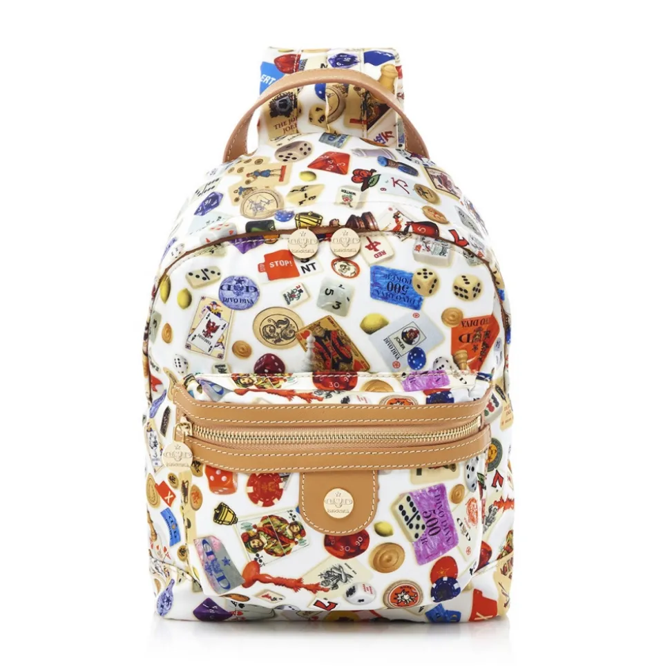 Divo Diva - Melbourne - White - Leather Backpack - Made in Italy - Life is a Game Collection - Luxury High Quality - Avvenice