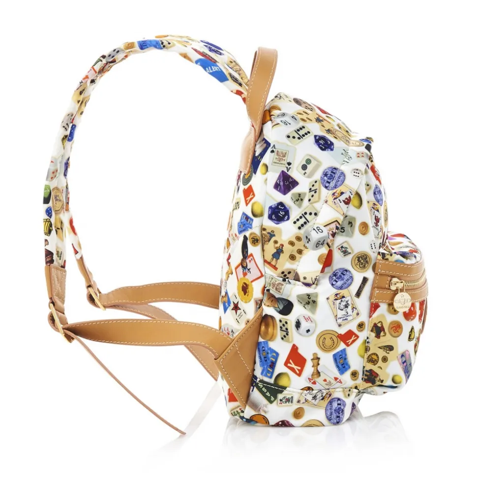 Divo Diva - Melbourne - White - Leather Backpack - Made in Italy - Life is a Game Collection - Luxury High Quality - Avvenice