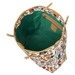 Divo Diva - Miami - White - Leather Handbag - Made in Italy - Life is a Game Collection - Luxury High Quality - Avvenice