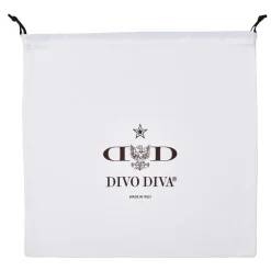 Divo Diva - Montecarlo - Black - Leather Handbag - Made in Italy - Life is a Game Collection - Luxury High Quality - Avvenice