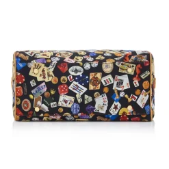 Divo Diva - Montecarlo - Black - Leather Handbag - Made in Italy - Life is a Game Collection - Luxury High Quality - Avvenice