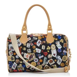 Divo Diva - Montecarlo - Black - Leather Handbag - Made in Italy - Life is a Game Collection - Luxury High Quality - Avvenice