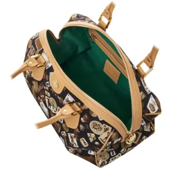 Divo Diva - Montecarlo - Brown - Leather Handbag - Made in Italy - Life is a Game Collection - Luxury High Quality - Avvenice