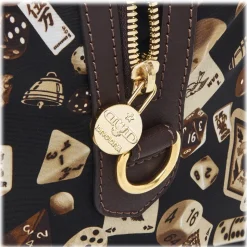 Divo Diva - Montecarlo - Dark Brown - Leather Handbag - Made in Italy - Life is a Game Collection - Luxury High Quality - Avvenice