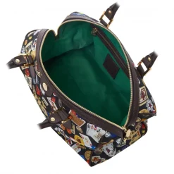 Divo Diva - Montecarlo - Dark Black - Leather Handbag - Made in Italy - Life is a Game Collection - Luxury High Quality - Avvenice