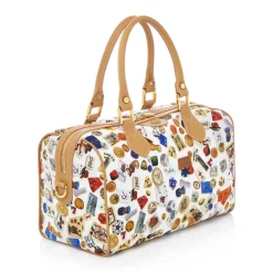 Divo Diva - Montecarlo - White - Leather Handbag - Made in Italy - Life is a Game Collection - Luxury High Quality - Avvenice