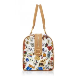 Divo Diva - Montecarlo - White - Leather Handbag - Made in Italy - Life is a Game Collection - Luxury High Quality - Avvenice