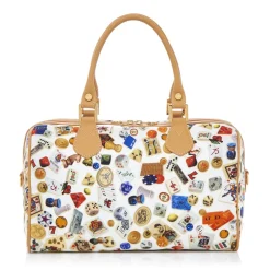 Divo Diva - Montecarlo - White - Leather Handbag - Made in Italy - Life is a Game Collection - Luxury High Quality - Avvenice