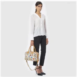 Divo Diva - Montecarlo - White - Leather Handbag - Made in Italy - Life is a Game Collection - Luxury High Quality - Avvenice