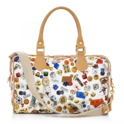 Divo Diva - Montecarlo - White - Leather Handbag - Made in Italy - Life is a Game Collection - Luxury High Quality - Avvenice