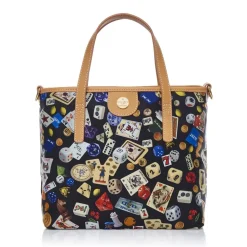 Divo Diva - Niagara - Black - Leather Handbag - Made in Italy - Life is a Game Collection - Luxury High Quality - Avvenice