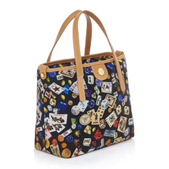 Divo Diva - Niagara - Black - Leather Handbag - Made in Italy - Life is a Game Collection - Luxury High Quality - Avvenice