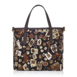 Divo Diva - Niagara - Dark Brown - Leather Handbag - Made in Italy - Life is a Game Collection - Luxury High Quality - Avvenice