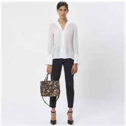 Divo Diva - Niagara - Dark Brown - Leather Handbag - Made in Italy - Life is a Game Collection - Luxury High Quality - Avvenice