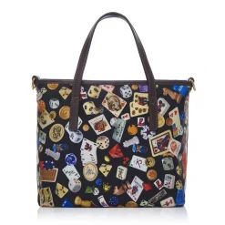 Divo Diva - Niagara - Dark Black - Leather Handbag - Made in Italy - Life is a Game Collection - Luxury High Quality - Avvenice