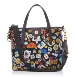 Divo Diva - Niagara - Dark Black - Leather Handbag - Made in Italy - Life is a Game Collection - Luxury High Quality - Avvenice