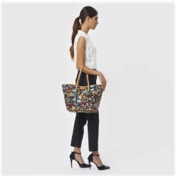 Divo Diva - San Remo - Black - Leather Handbag - Made in Italy - Life is a Game Collection - Luxury High Quality - Avvenice